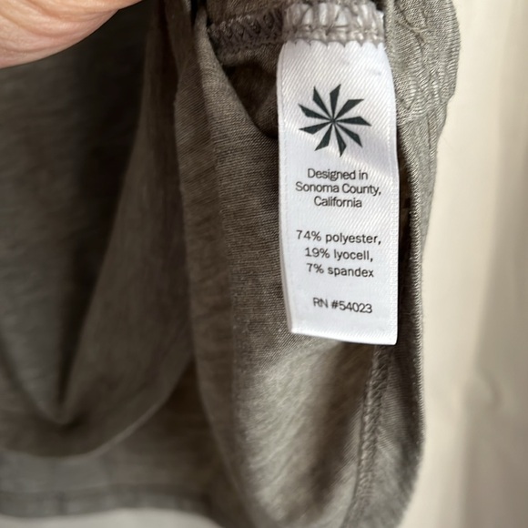 Athleta Yogini Criss Cross Tank Top Light Heather Gray  Size Small - Picture 5 of 5